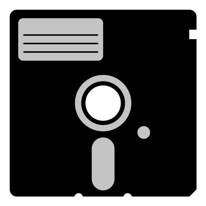 retro floppy disk
