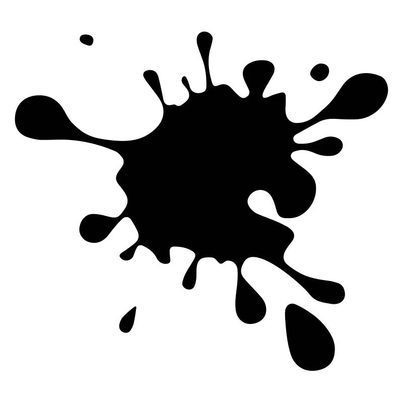 Splash BLOB Simmental paint dirty dirt