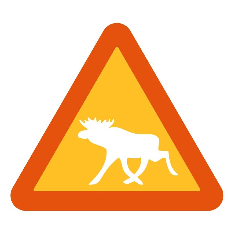 Caution Moose!