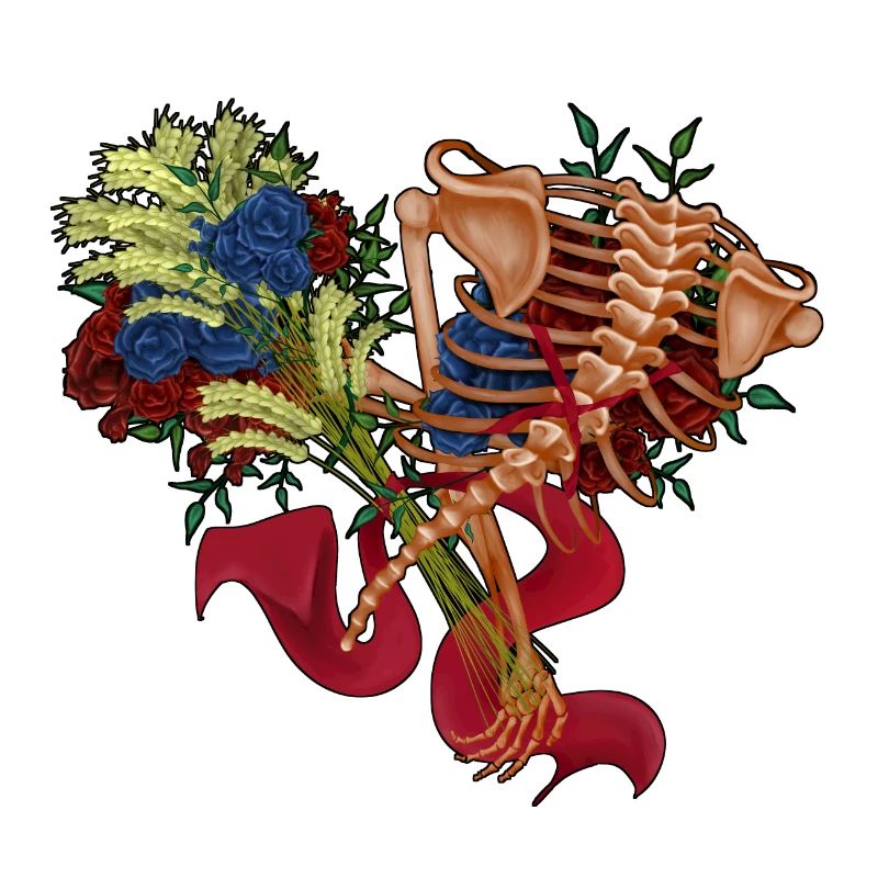 floral Wirbelsäule