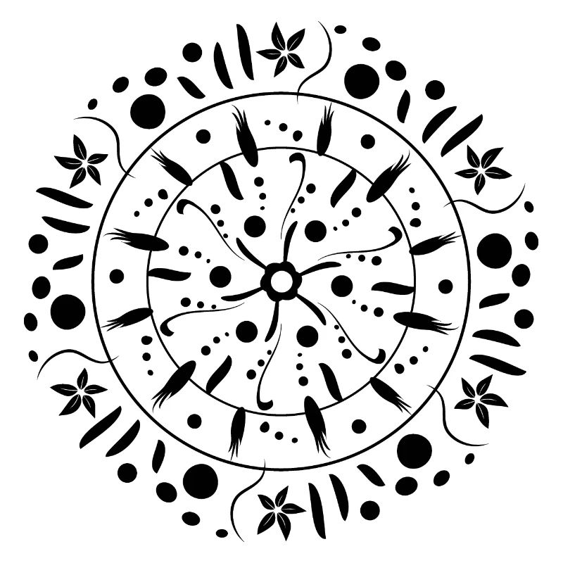 Getreide Kreis Muster Geschenkidee