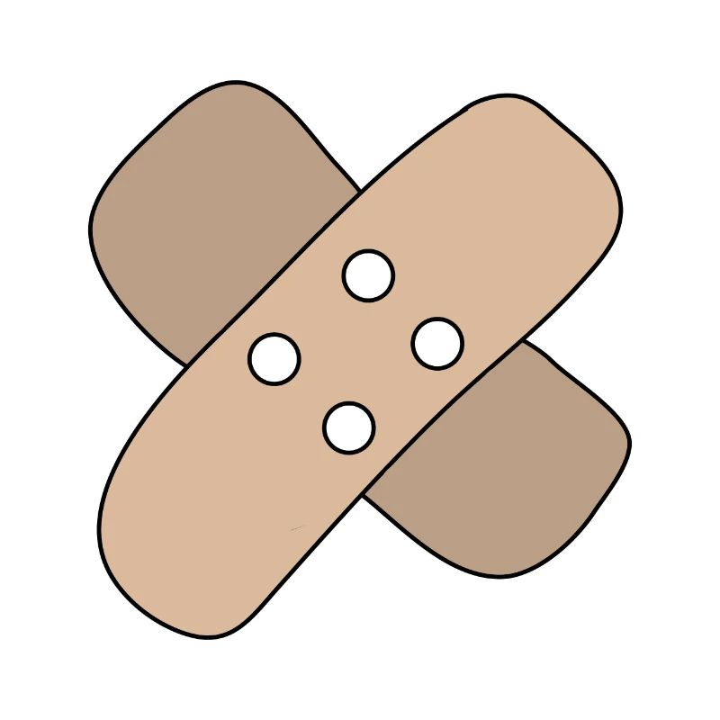 Patch, blessure, blessure, guérison, idée cadeau