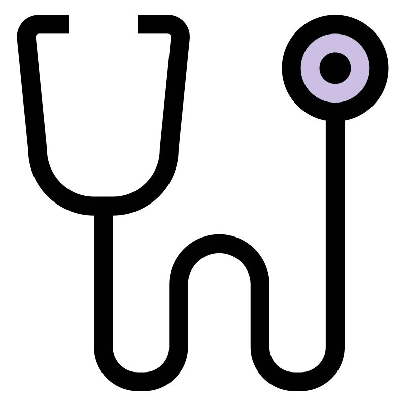 Stethoscop Untersuchung vom Doktor Arzt