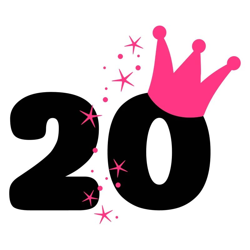 20. Geburtstag mit Krone