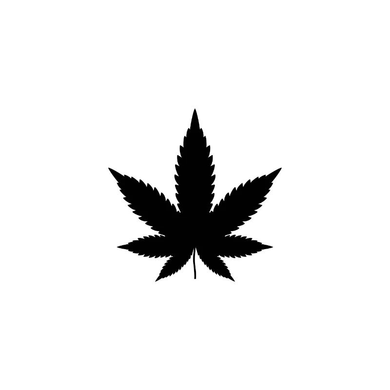 Canabis leaf, hemp leaf, marijuana