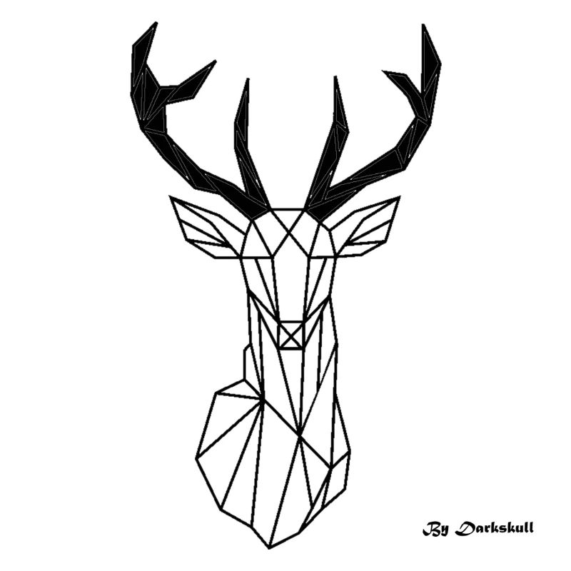 Geometric deer
