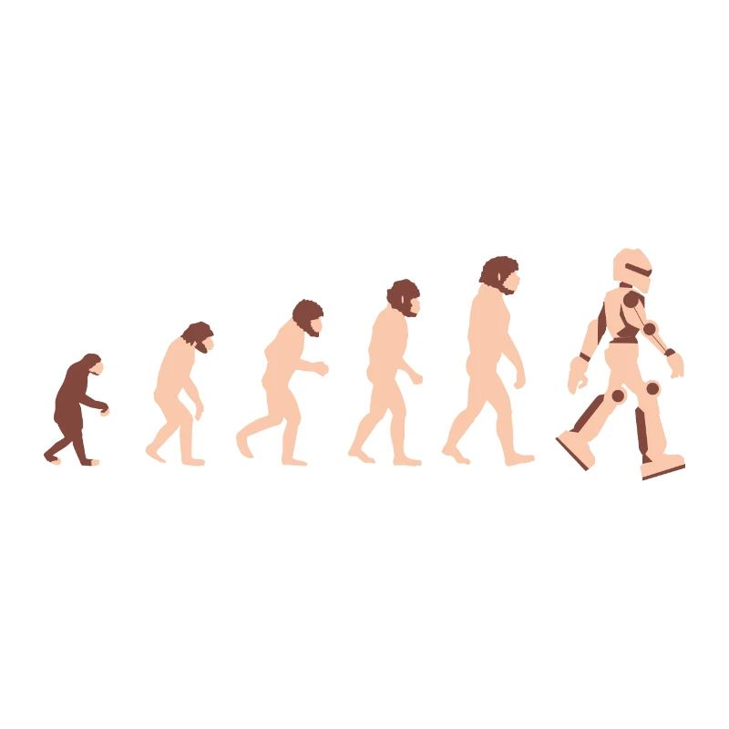 Theorie der Evolution Roboter Zukunft - Geschenkid