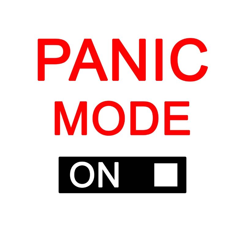Mode panique sur le mode panique échapper échapper échapper