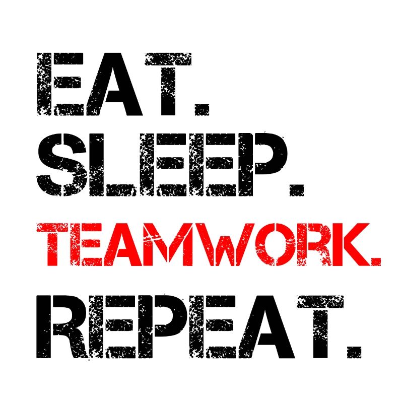 Teamwork Team Work Group Slogan Motive