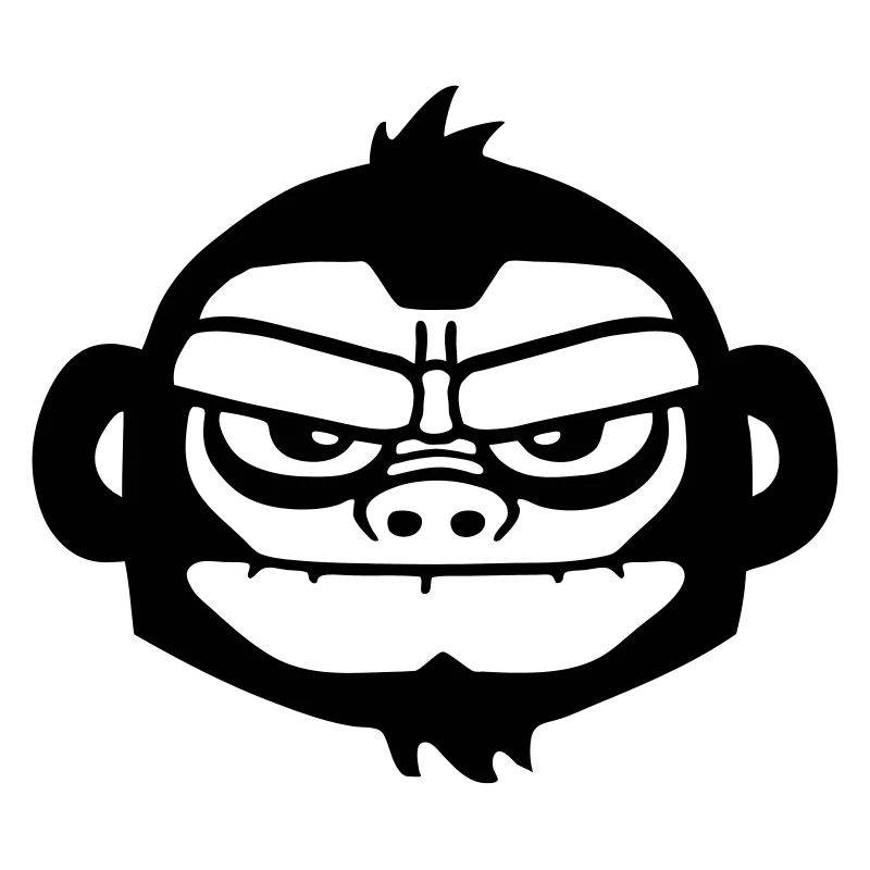 monkey vintage gorilla bored fun ape skull style