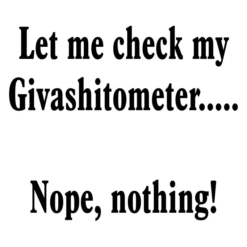 give a shit