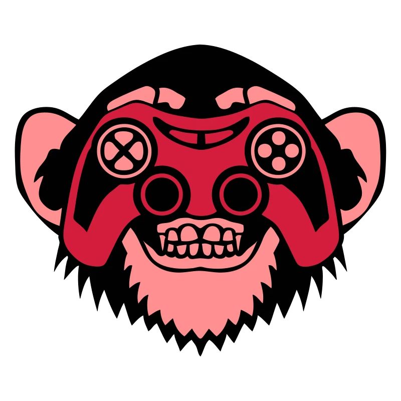 Monkey Controller Spiele Auge Joystick Geek