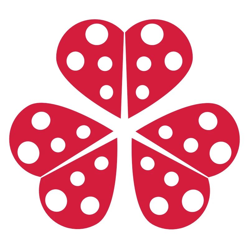 Moitié petite conception de coccinelle