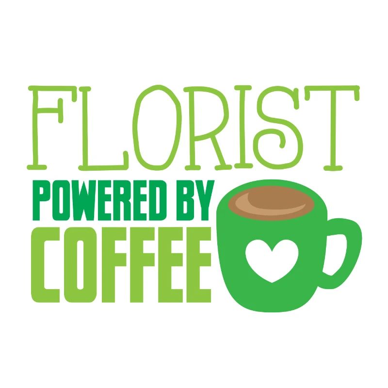 Blumengeschäft mit Kaffee