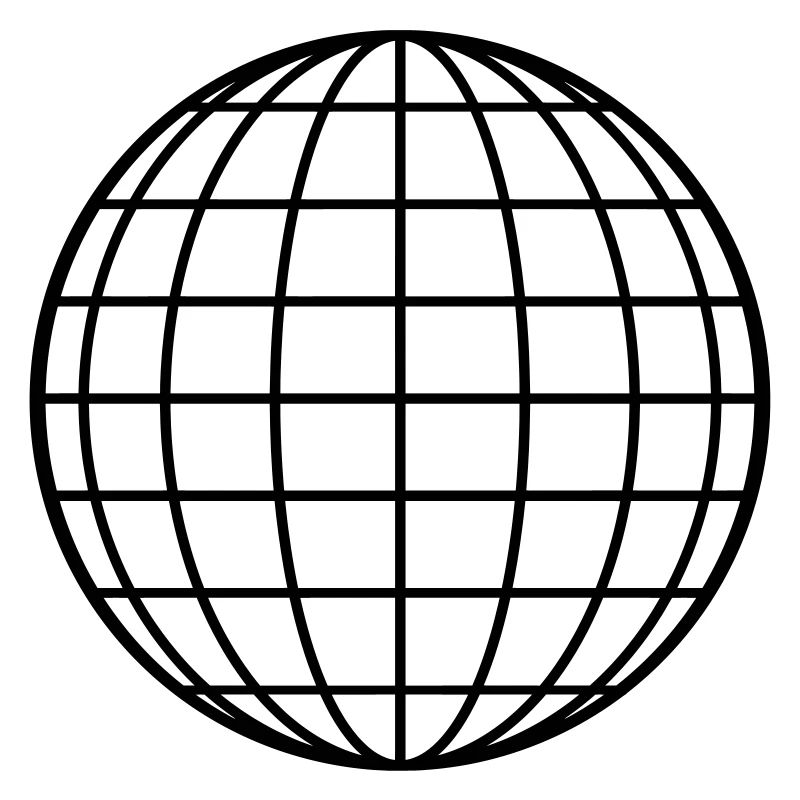Sphere Globe Circle Round Geometric Shape