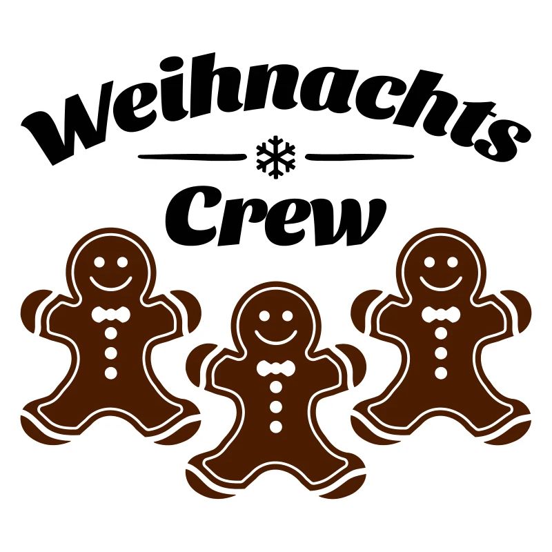 weihnachts crew lebkuchenmann