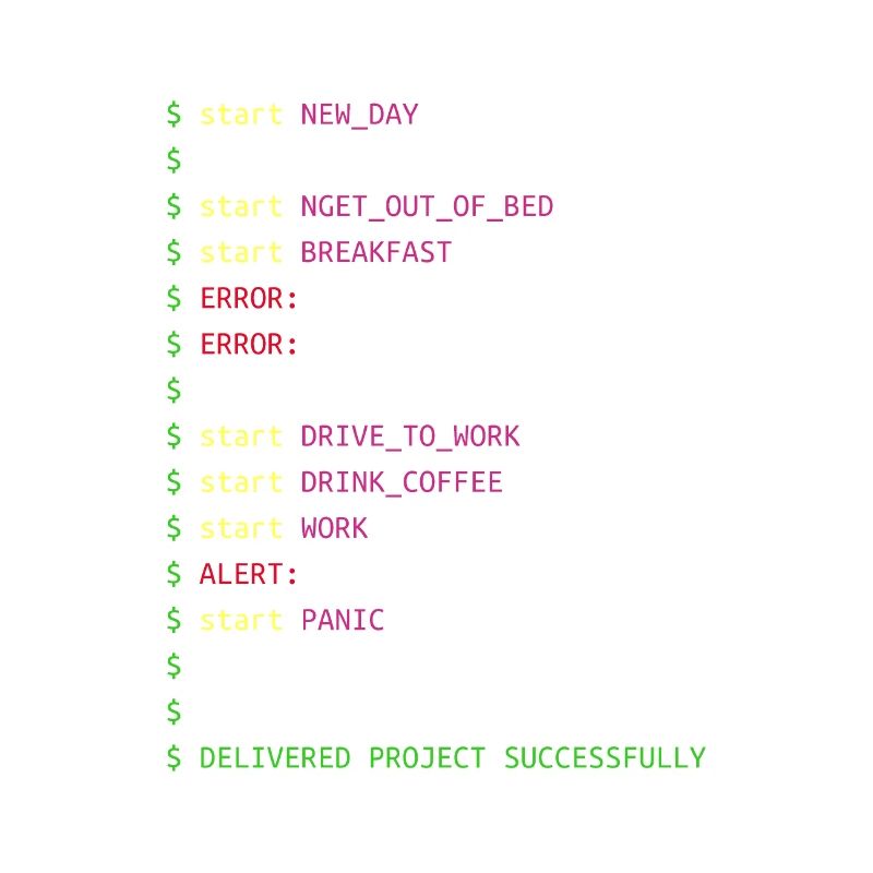 Tag im Leben eines Programmierers Coding Geek Geschenk