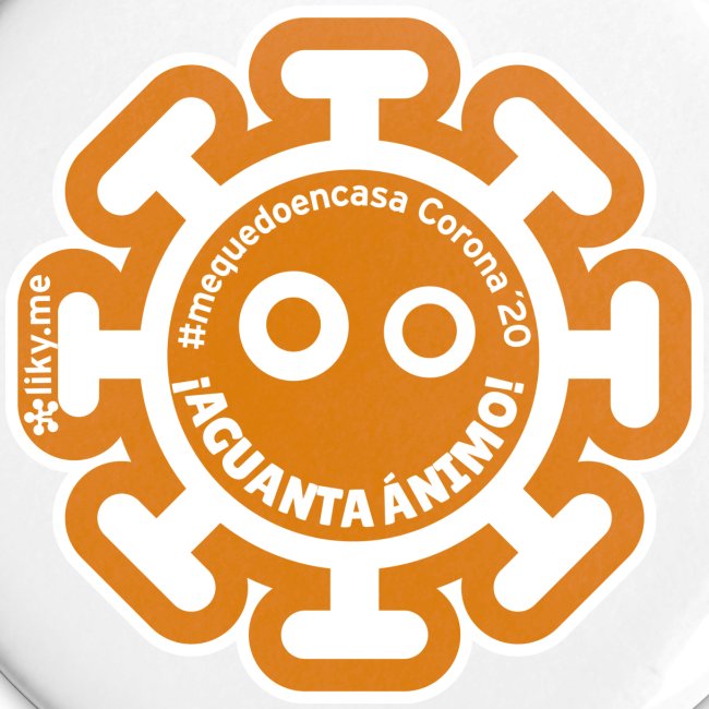 Corona Virus #mequedoencasa naranja