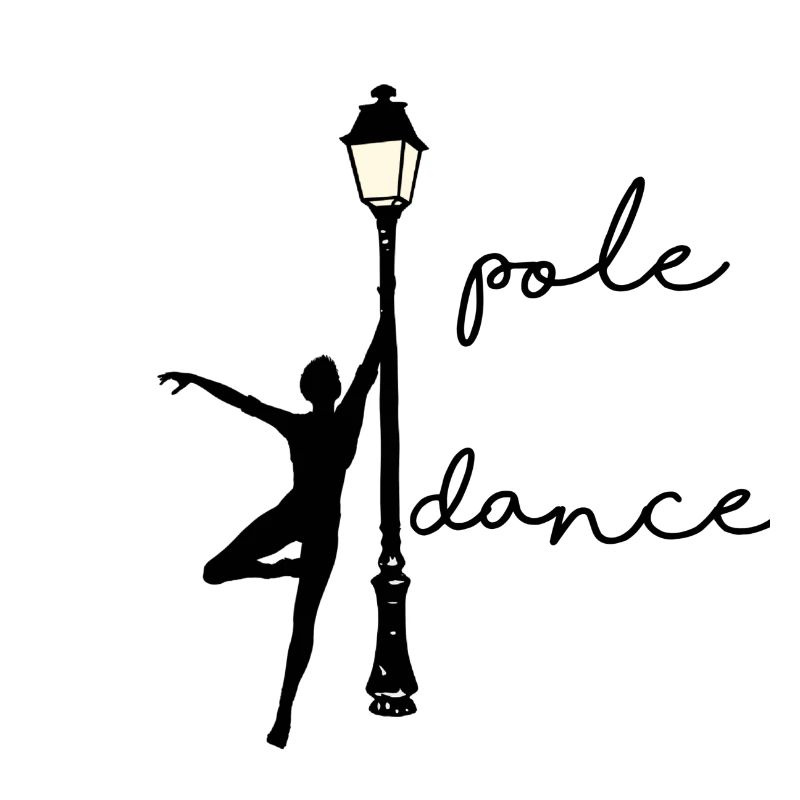 Pole Dance an einer Laterne