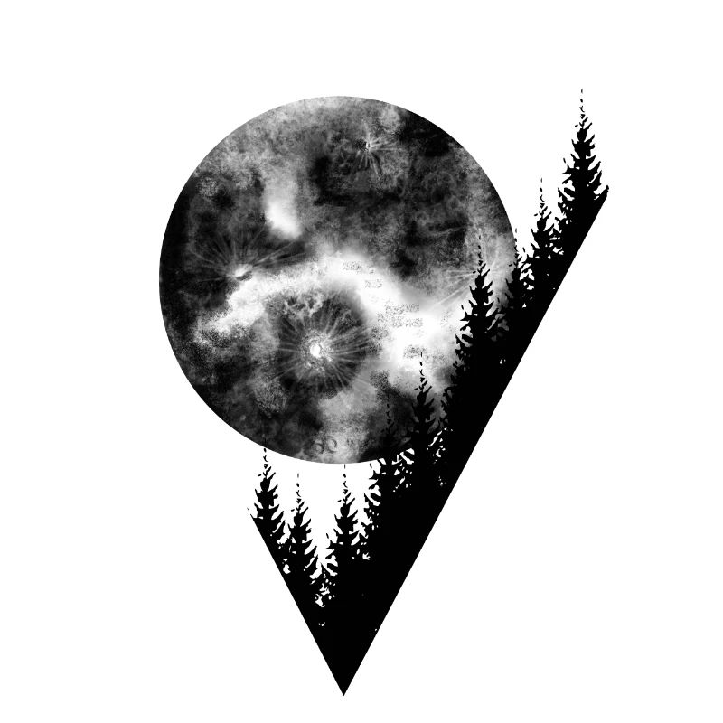 Geometry Type Landscape Moon Forest v1