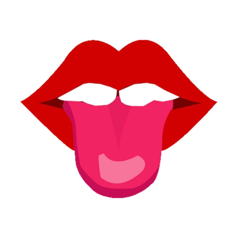 Bouche avec langue | Sortir la langue effrontée drôle