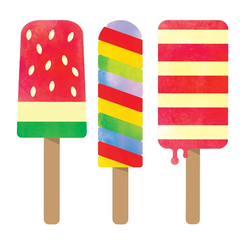 Drei leckere Eiscreme