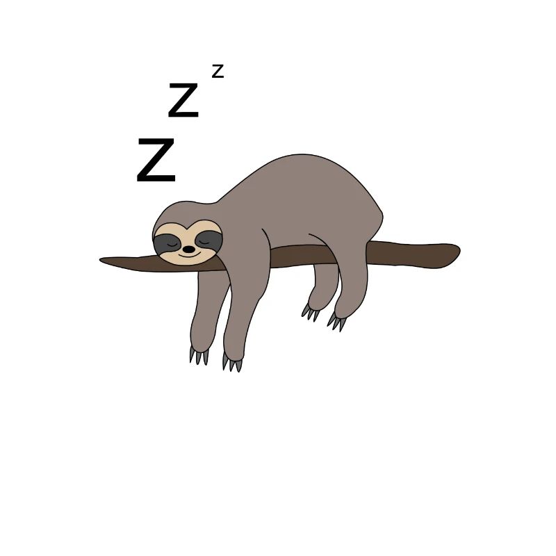 Sloth sleeping