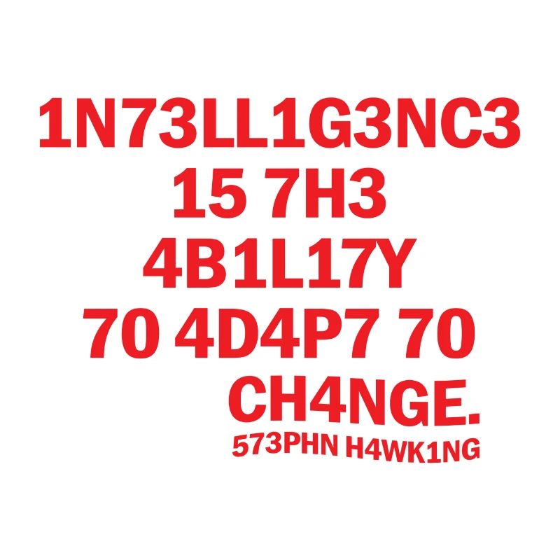 Inteligence Science Saying Physics Gift