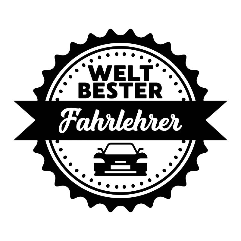 Welt bester fahrlehrer Beruf Spruch Geschenk