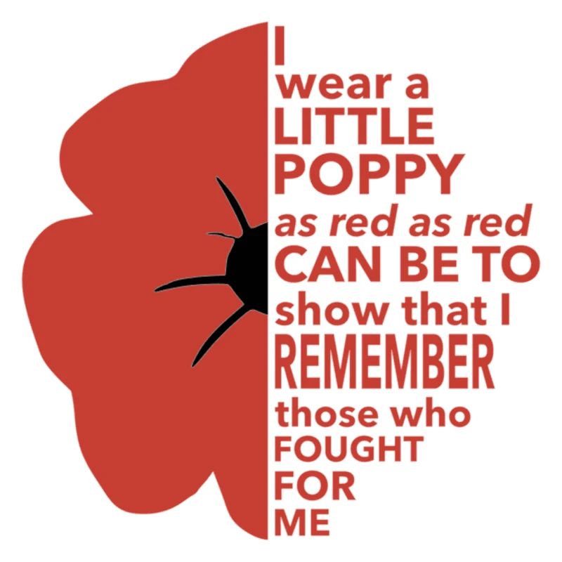 Commemorative Poppy Poem for Remembrance and Anzac