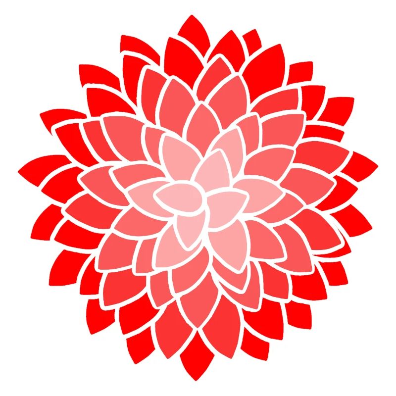 MUMS Fleur Rouge Fleurs