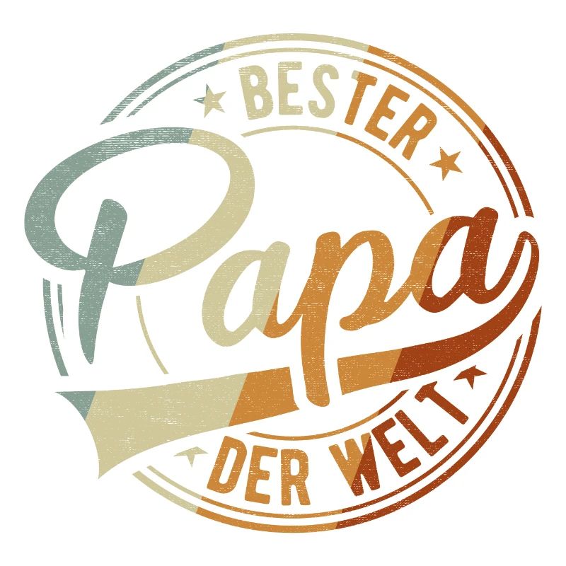 Bester Papa Vater Retro