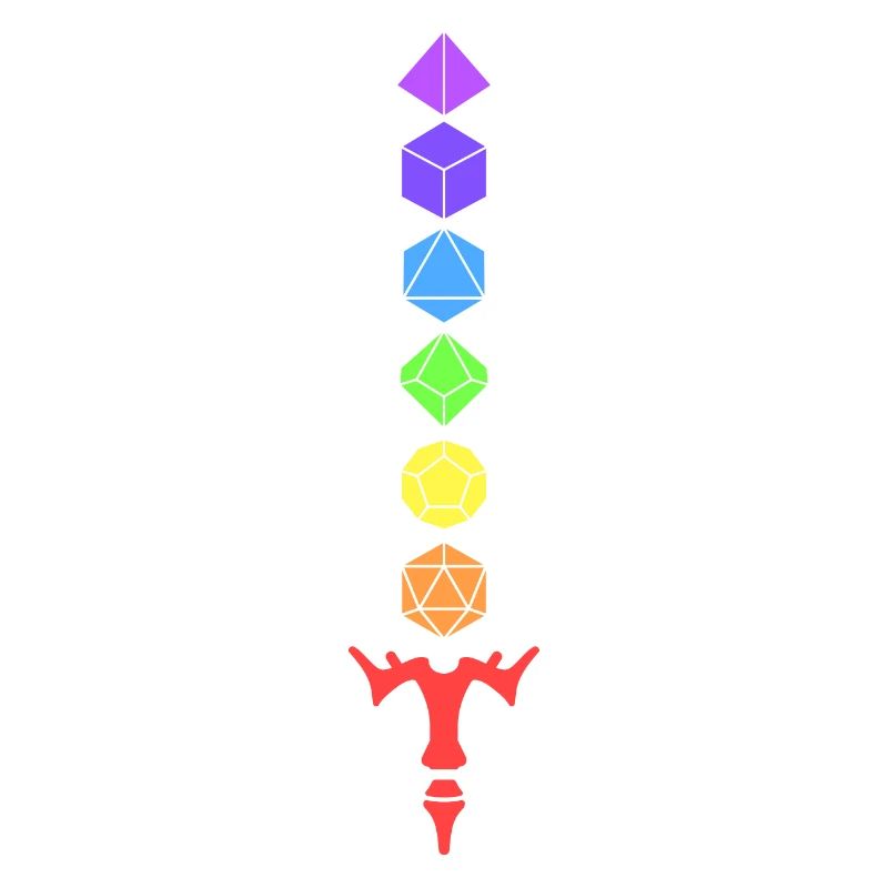 Rainbow sword in role-playing game