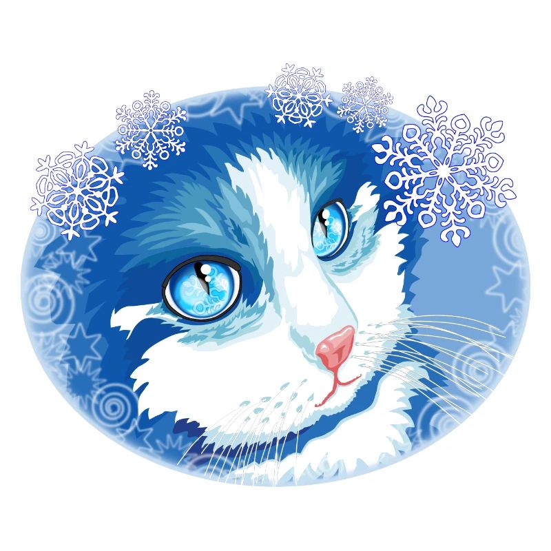 Chat chat mignon de Noël Chaton