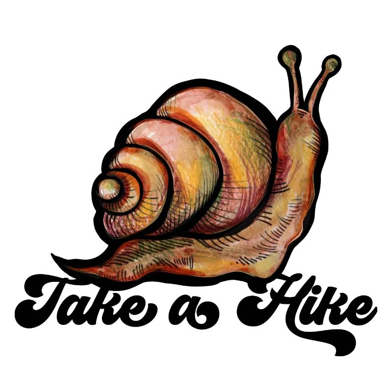 Machen Sie eine Wanderschnecke