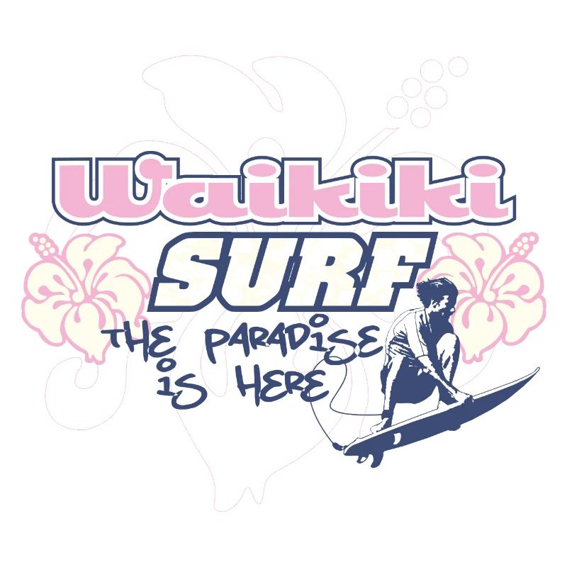 Surfen Sie im Paradies