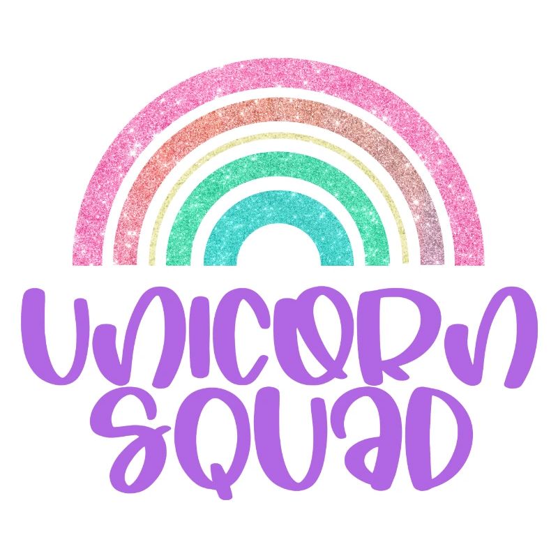 Einhorn Squad Unicorn Pferd Regenbogen Fee