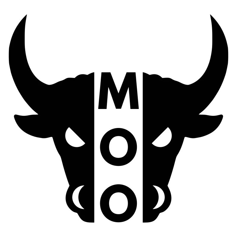 Moo (Hälfte Kopf Stier)