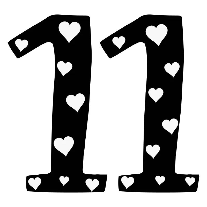 11 Geburtstag mit Herz