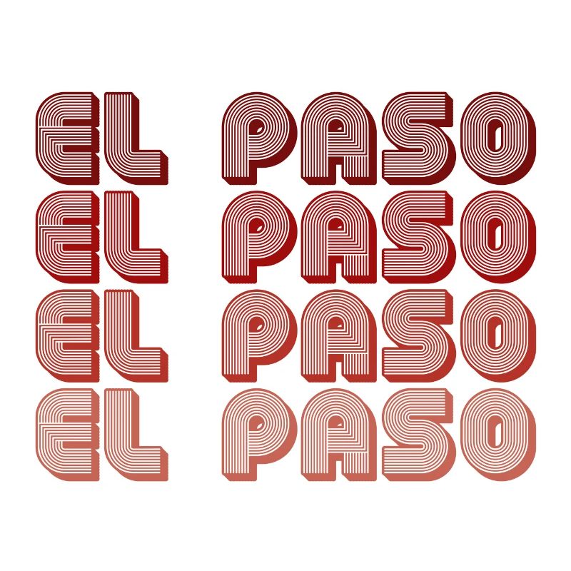 El Paso Block Letters Grid