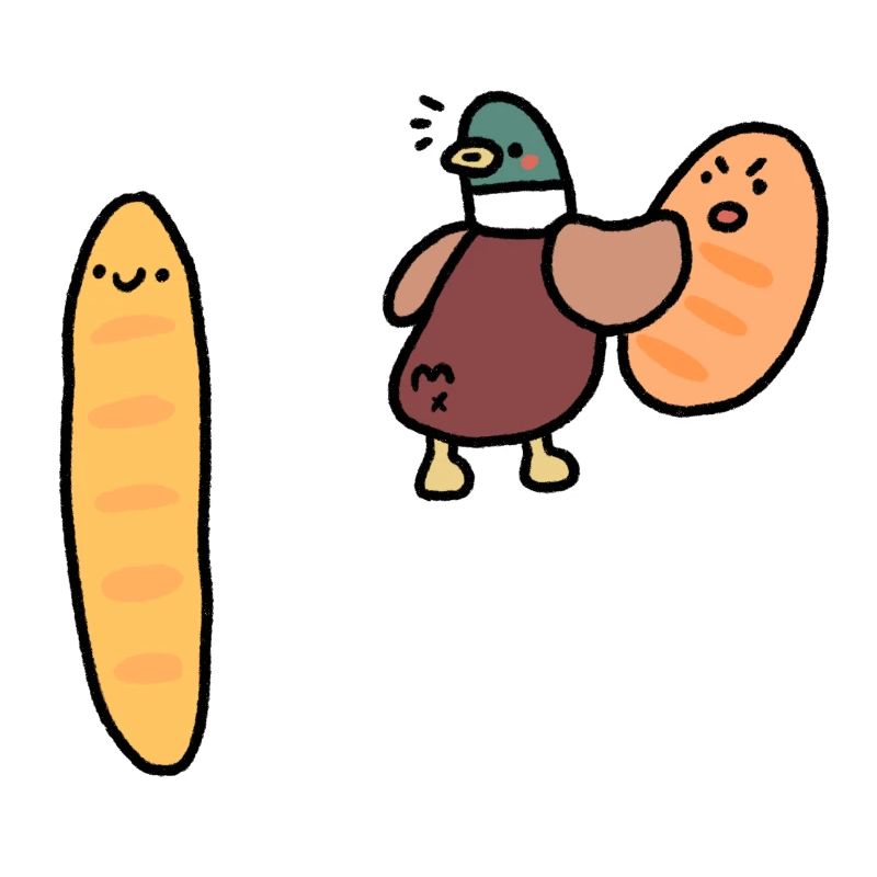 Duck with Bread Meme