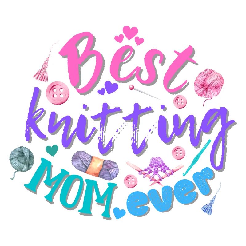 die beste Strickmama aller Zeiten, Beste Mutter. Sickers, sh