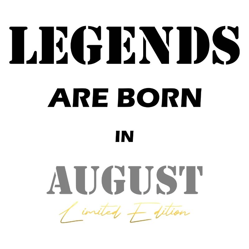 August Legends Geschenk black