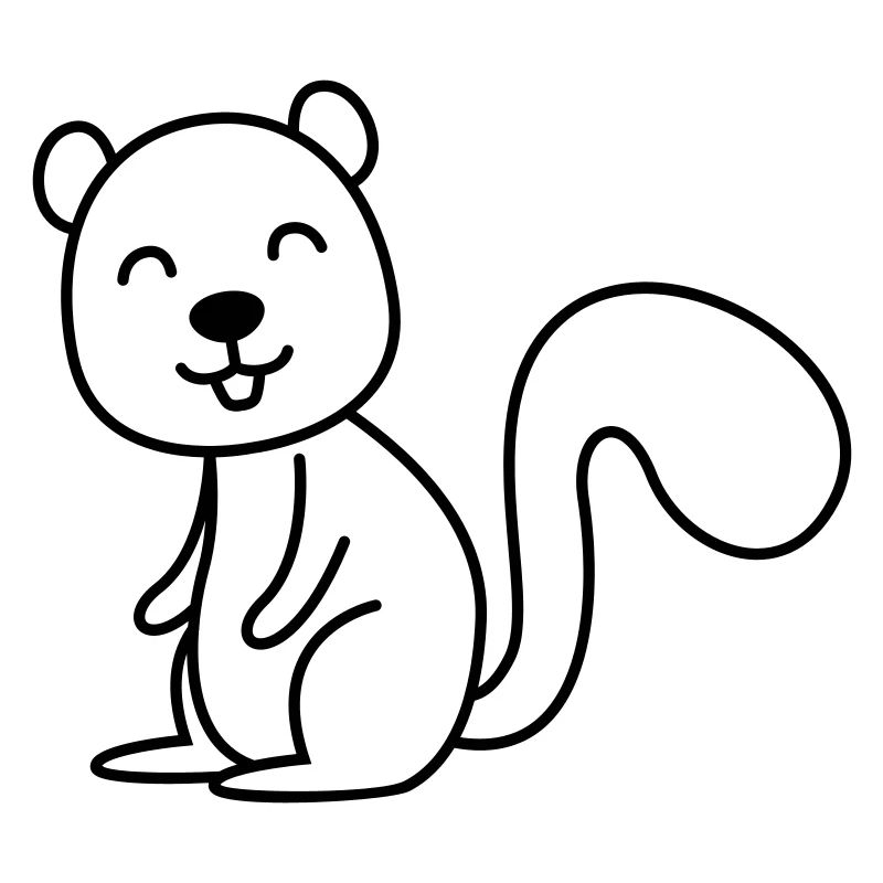 Eichhörnchen Comic Tier