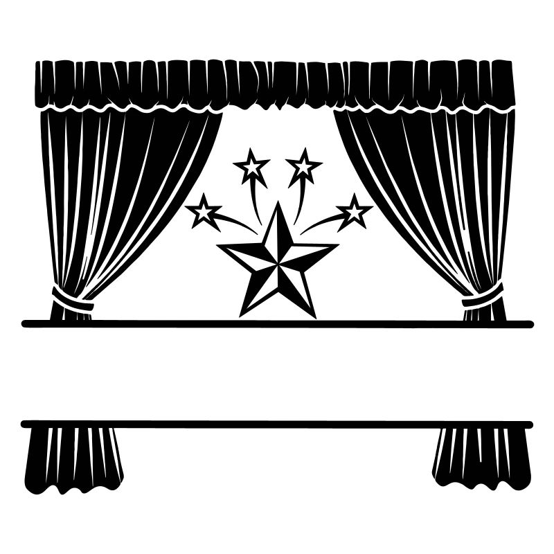 Vorhänge Ich bin ein Star