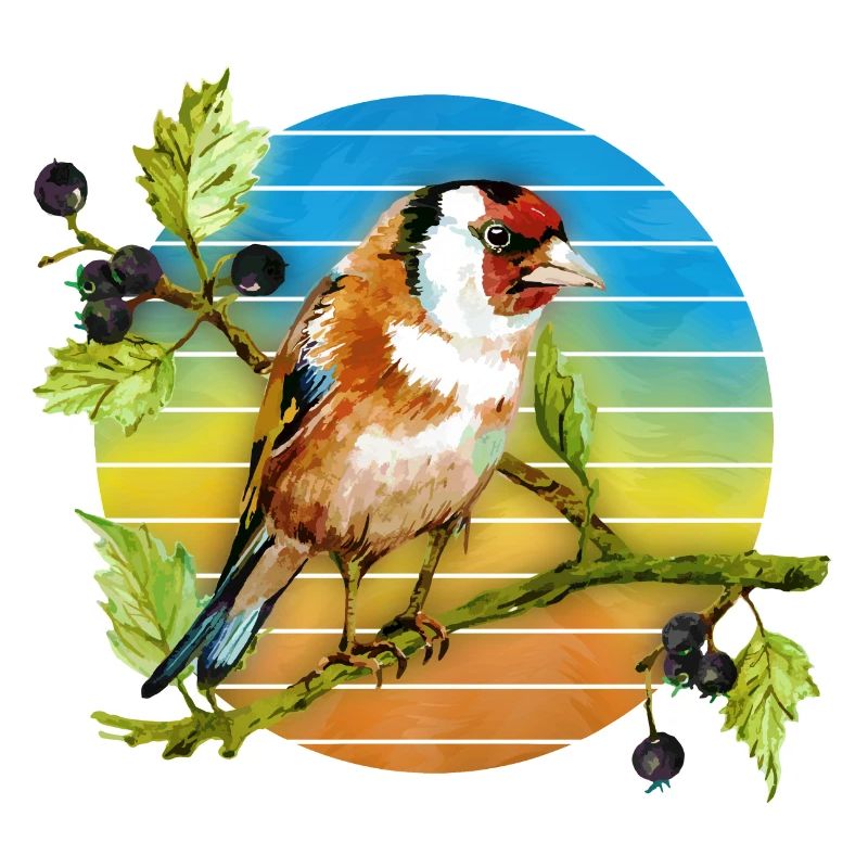 Bunter Vogel