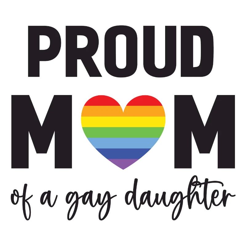 LGBT Pride Month - Stolze Mutter einer schwulen Tochter