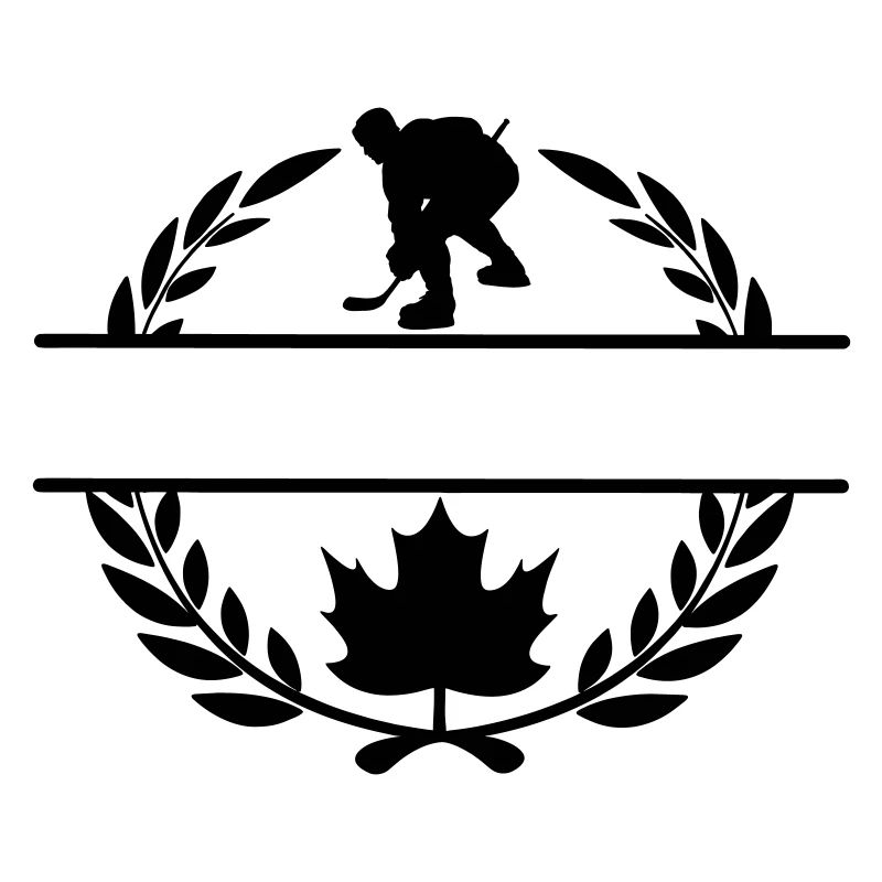 Canada maple leaf Ice hockey laurel wreath