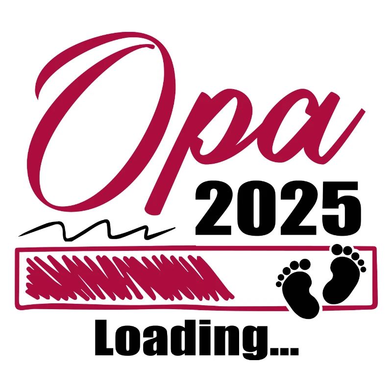 Werdender Opa 2025 Opa loading Geschenk Männer