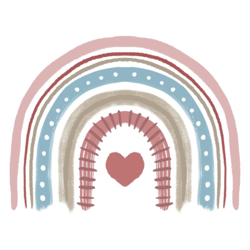 Regenbogen Boho